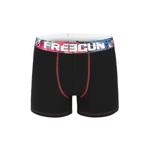 Boxer en coton bio uni hiver Freegun (x4) image-2