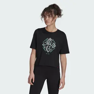 Camiseta de mujer Adidas Five Ten Cropped Graphic image-1