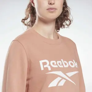 Sudadera de mujer Reebok Crewneck Identity Logo French Terry image-1