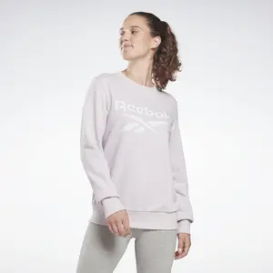 Sudadera de mujer Reebok Crewneck Identity Logo French Terry image-2