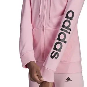 Sweatshirt woman adidas Essentials Logo Full-Zip image-4