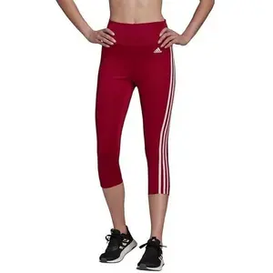 Leggings de mujer adidas Designed To Move High-Rise 3-Stripes 3/4 Sport image-2