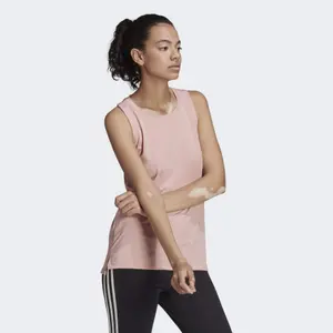 Camiseta de tirantes para mujer adidas AEROREADY Designed 2 Move Sport image-3