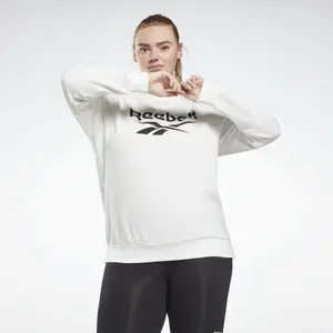 Sudadera de mujer Reebok Crewneck Identity Logo French Terry image-2