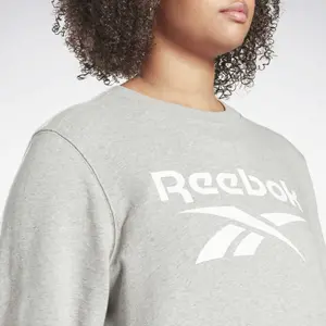 Sudadera de mujer Reebok Crewneck Identity Logo French Terry image-2