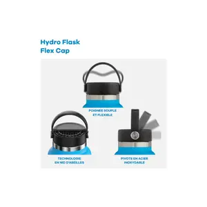 Thermos Hydro Flask wide mouth with flex cap 40 oz image-1
