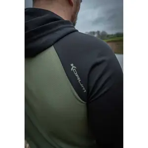 T-shirt met lange mouwen en capuchon Korum image-5