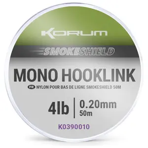 Link Korum smokeshield mono hooklink 0 image-0