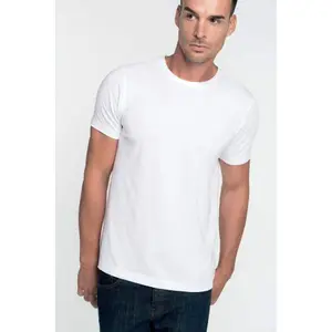 T-shirt Kariban Col Rond blanc image-1