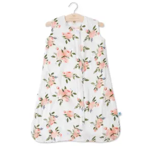 Lightweight baby sleeping bag in cotton muslin Little Unicorn image-0