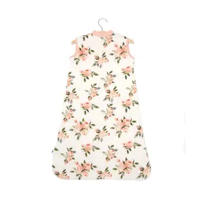 Quilted baby sleeping bag in cotton Little Unicorn image-1