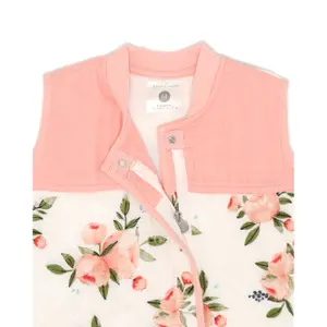 Quilted baby sleeping bag in cotton Little Unicorn image-2