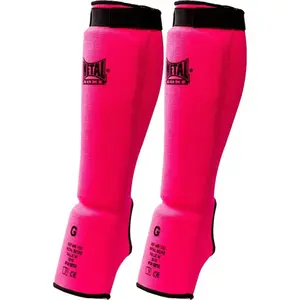 Ochraniacz goleni + elastyczna bawełniana stopa Metal Boxe