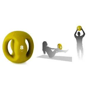 Medicine ball with Tremblay handle 8 kg