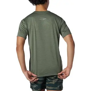 T-Shirt New Balance striped accelerate image-1