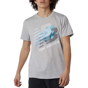 Maillot New Balance graphic heathertech image-0