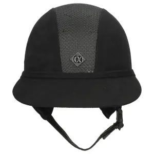 Reithelm aus Mikrovelours Charles Owen SP8 PLUS image-1