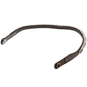 p701-brzw-stirnband-fur-pferd-presteq-shinebright-bruin-zwart