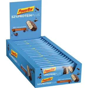 Stäbe PowerBar 52% ProteinPlus Low Sugar Chocolate Nut (x20) image-1