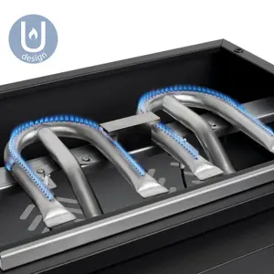 Plancha 2 brûleurs en u plancha H.Koenig image-5