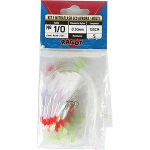 Kit of 5 lures Ragot mitraflash eco aurora