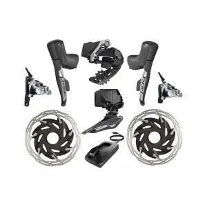 Sram Red Etap Axs 2X Groupset Flat Mount Disc Center Lock 2P image-1