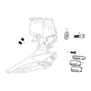 Kit pièces détachées dérailleur arrière Sram Red E-Tap AXS image-0