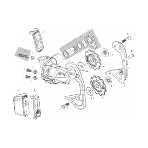 Βίδα ντεραγιέλuer Sram Red eTap RD B-Bolt/B-Screws image-1