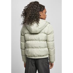 Women's jacket Urban Classics hooded puffer- large sizes image-2
