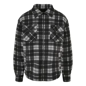Veste Urban Classics plaid teddy lined-grandes tailles image-0