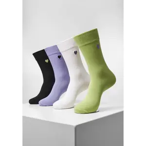 Pack of 4 socks Urban Classics coeur (x4) image-0
