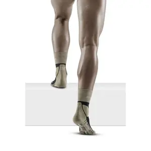 Chaussettes de compression mi-mollets de randonnée en mérinos CEP Compression image-1