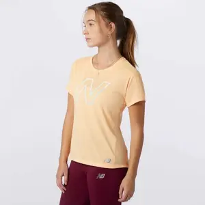 Maillot femme New Balance printed impact run image-0