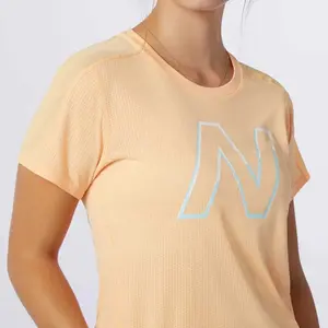 Maillot femme New Balance printed impact run image-1