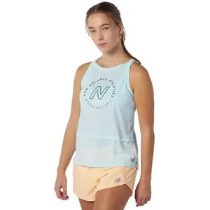 Débardeur femme New Balance printed impact run hybrid image-0