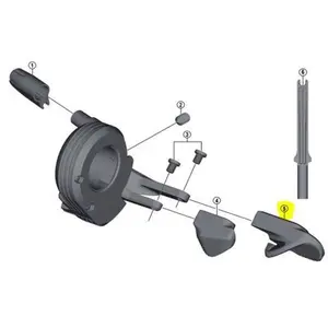 Levier gauche Shimano B SW-M9050 image-0