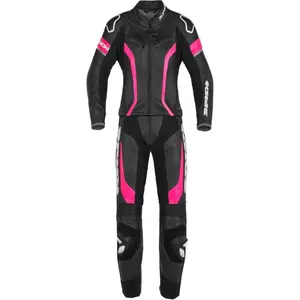 Fato de motociclista de couro para mulheres Spidi laser touring image-0