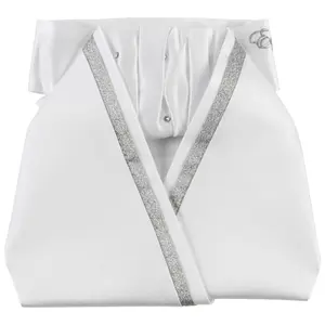 Krawat jeździecki z plisowanym kołnierzem dla dziewczynek Equiline image-0