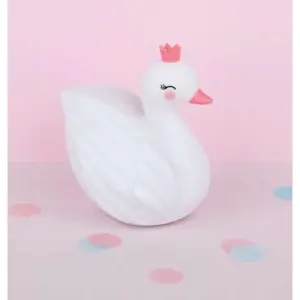 Μικρή νυχτερινή λυχνία A Little Lovely Company Cygne image-2