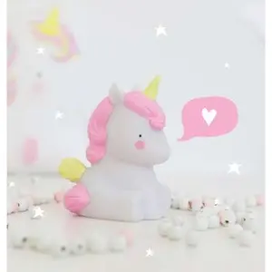 Μικρή νυχτερινή λυχνία A Little Lovely Company Licorne image-2