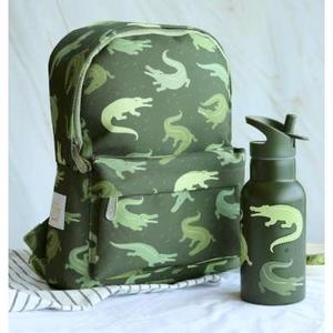 Small crocodile backpack A Little Lovely Company image-1