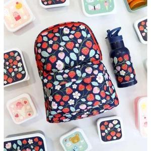 Little strawberry backpack A Little Lovely Company image-3