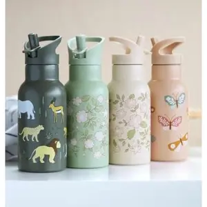 Thermosflasche A Little Lovely Company Fleurs Roses image-3