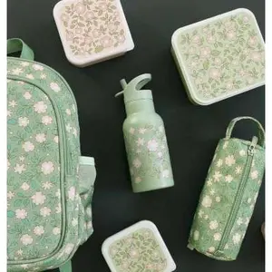 Thermosflasche A Little Lovely Company Fleurs Vertes image-3