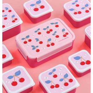 Lunchbox A Little Lovely Company Cerises image-3