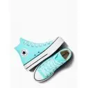 Trenerzy damscy high top Converse Chuck Taylor All Star Hi Triple Cyan image-1