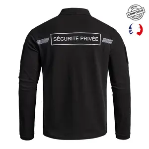 Langarmpoloshirt Sicherheitsdienst A10 Equipment Sécu-one image-1