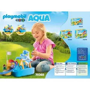 Aquatic carousel building set Playmobil image-1