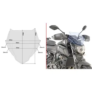 Μπουλόνι μηχανής Givi Yamaha Mt-07 (18 À 19) image-0