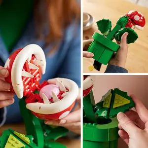 Παιχνίδι κατασκευής φυτό πειρατή Mario Lego image-2